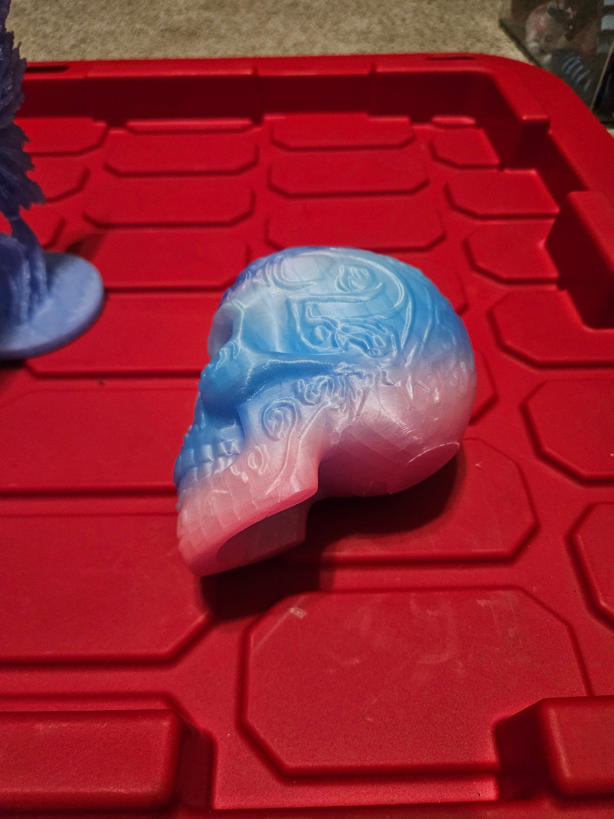 Glow in the dark sugar skull
