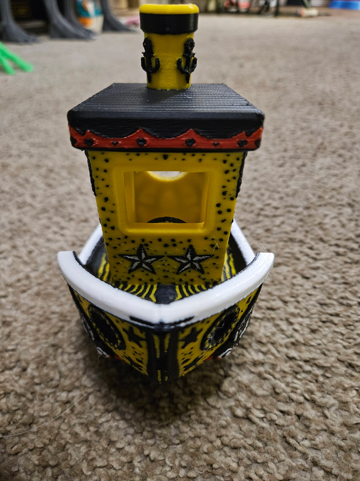 Inked vessel